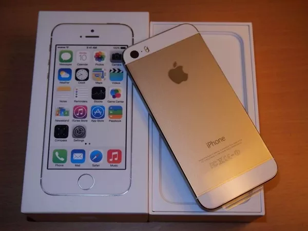 Новый Apple iPhone 5S (последняя модель) - 16 ГБ - золото (Factory Unl